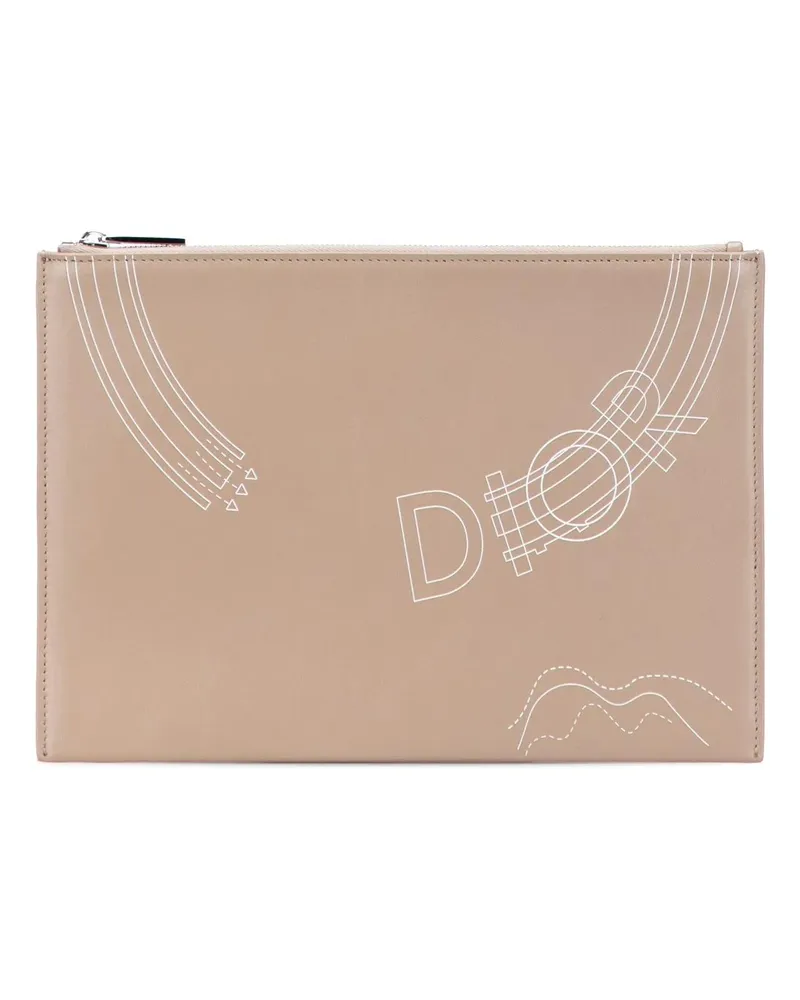 Dior Clutches Leather Homme Clutch braun Braun