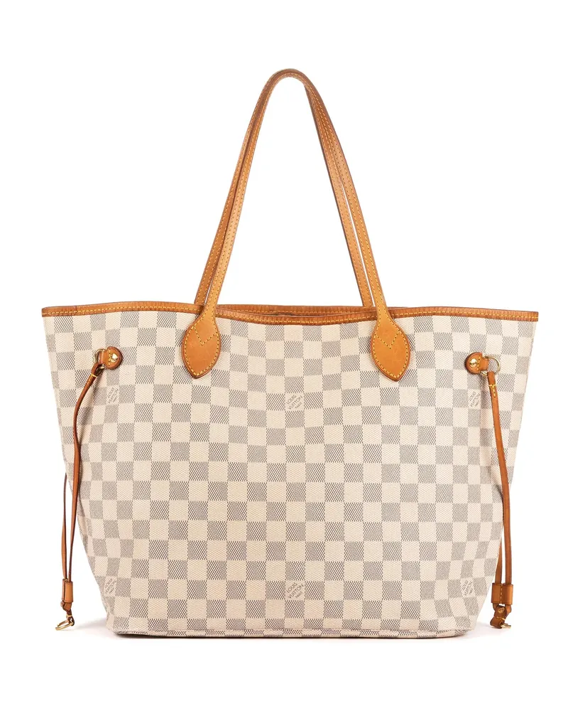 Louis Vuitton Crossbody Bags Neverfull MM weiß Weiß