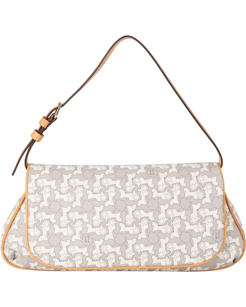 Celine Crossbody Bags  Maccadam Triomphe Monogram Handbag bunt Bunt