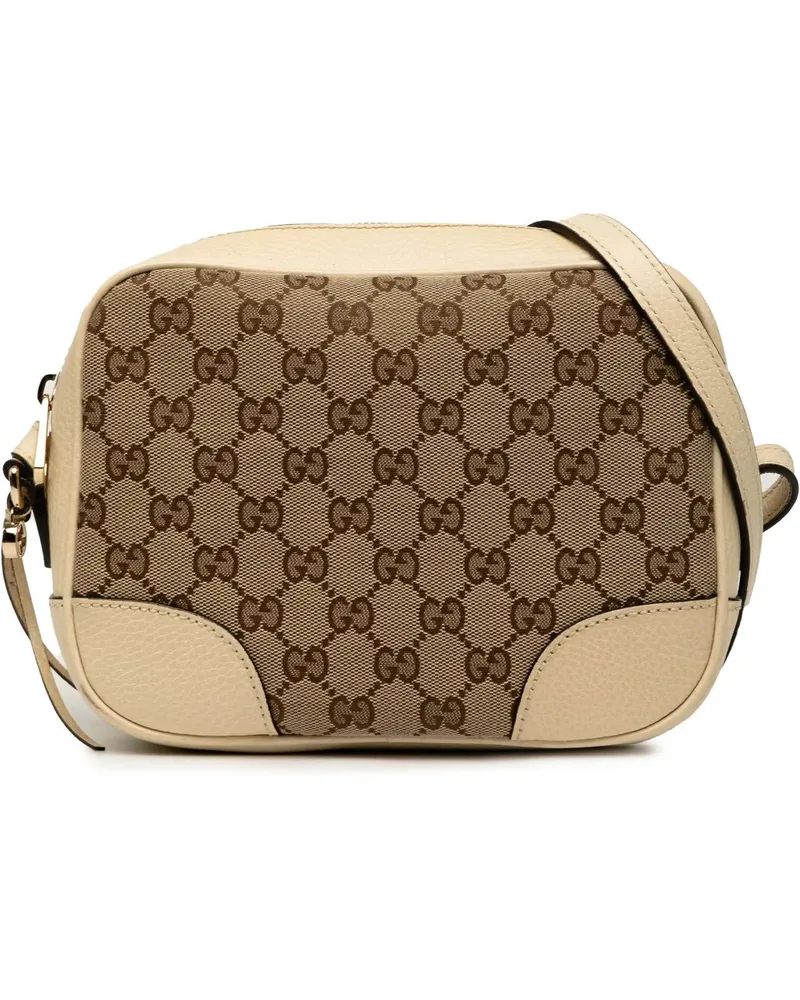 Gucci Hobo Bags GG Canvas Bree Crossbody braun Braun