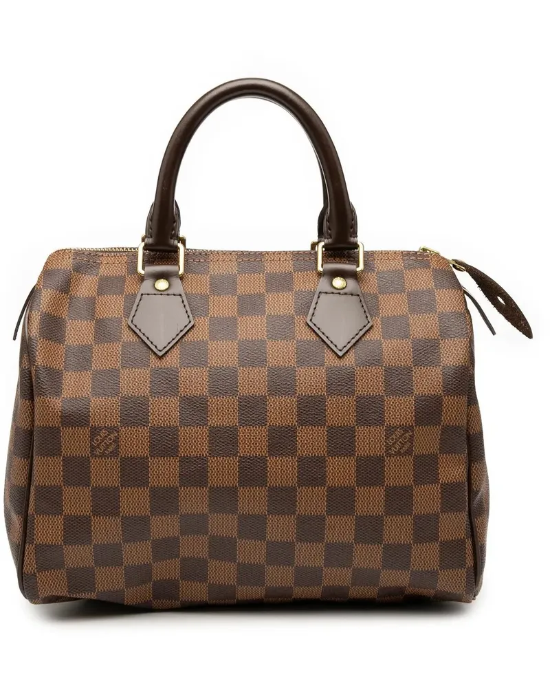 Louis Vuitton Crossbody Bags Damier Ebene Speedy 25 braun Braun