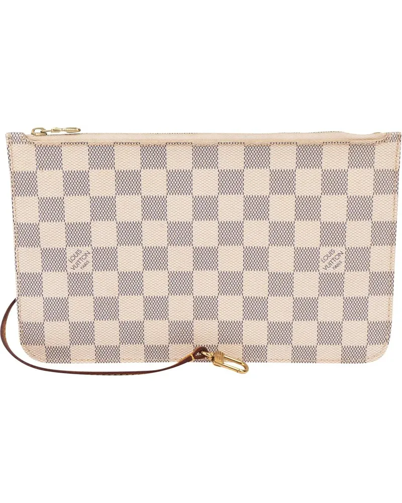 Louis Vuitton Crossbody Bags  Damier Azur Monogram Neverfull Poche weiß Weiß