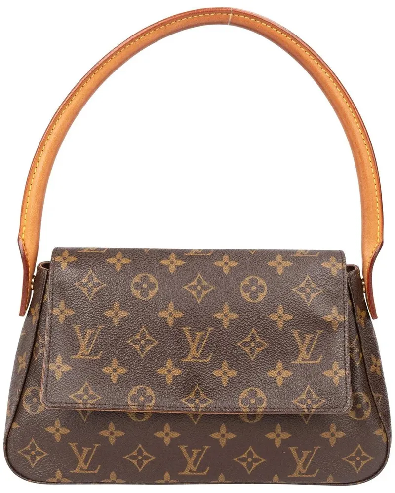 Louis Vuitton Crossbody Bags  Canvas Monogram Looping PM Handbag braun Braun