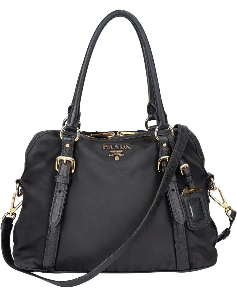Prada Crossbody Bags  Black Nylon City Handbag schwarz Schwarz