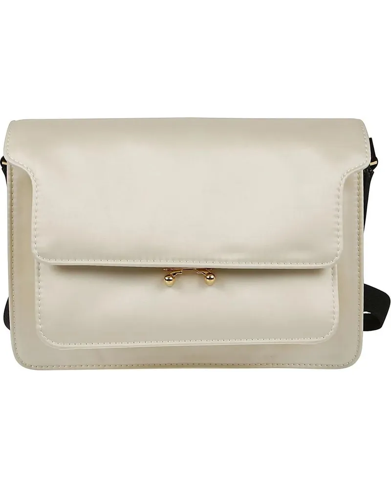 Marni Crossbody Bags Trunk Light Medium Bag White weiß Weiß