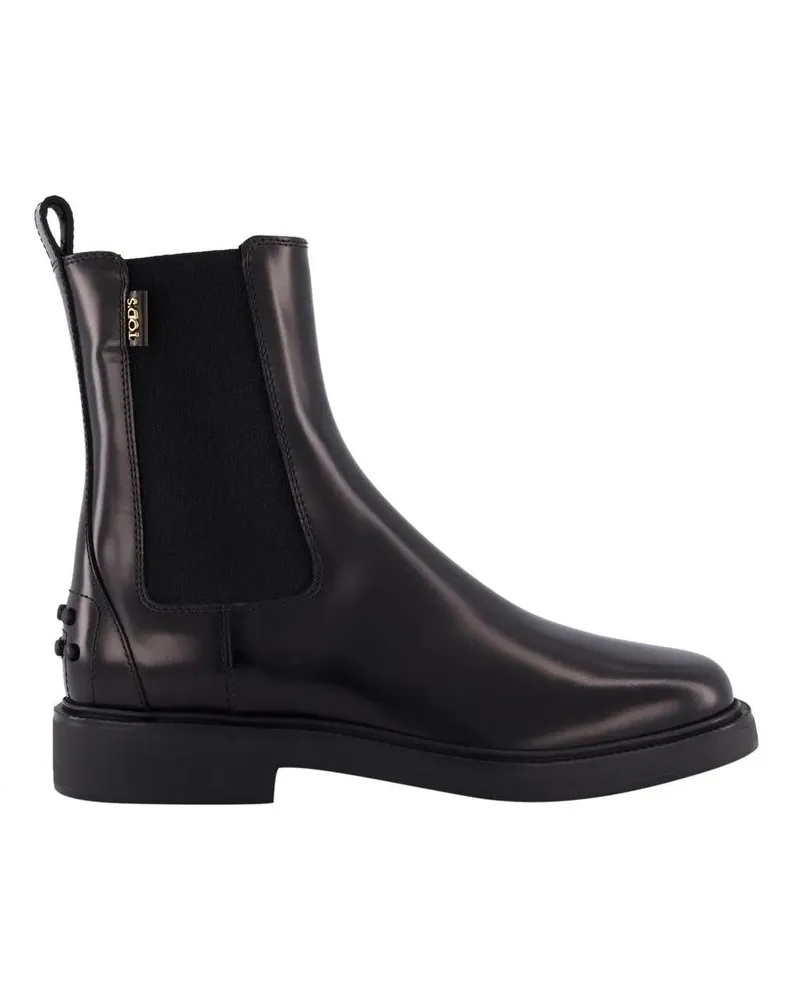 TOD'S Stiefel Dames Gomma 20L Tronch.Elast. schwarz Schwarz