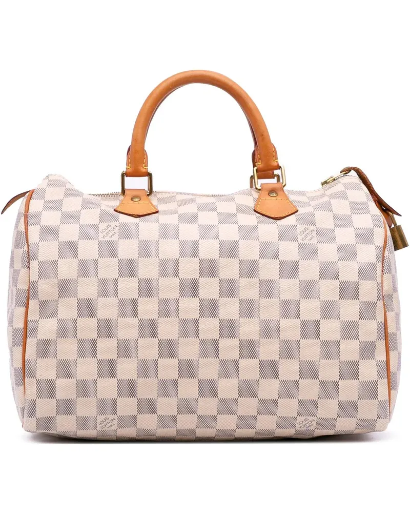 Louis Vuitton Crossbody Bags Damier Azur Speedy 30 weiß Weiß