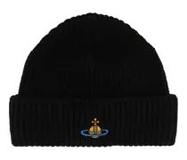 Caps & Mützen Beanie Hat With Logo schwarz