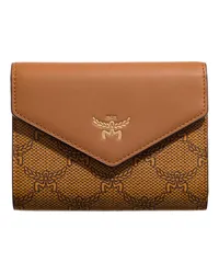 MCM Portemonnaie Himmel Lts Small Wallet Small Braun