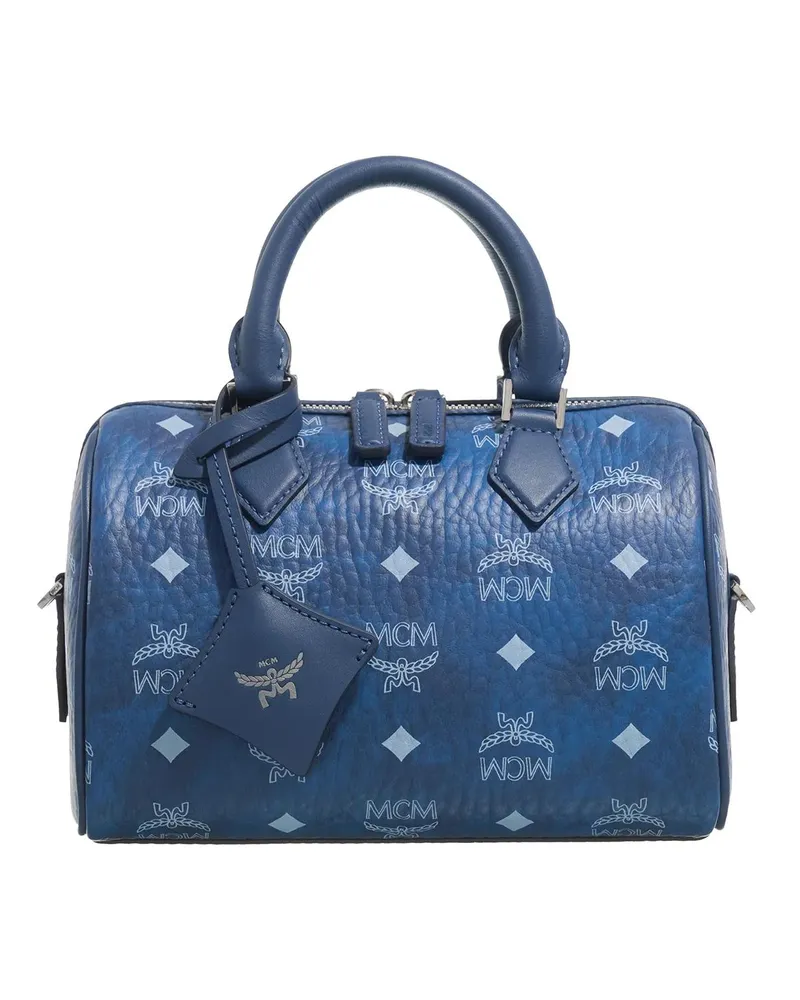 MCM Bowling Bags Ella Vi Boston Sml 1F, One Size blau Blau