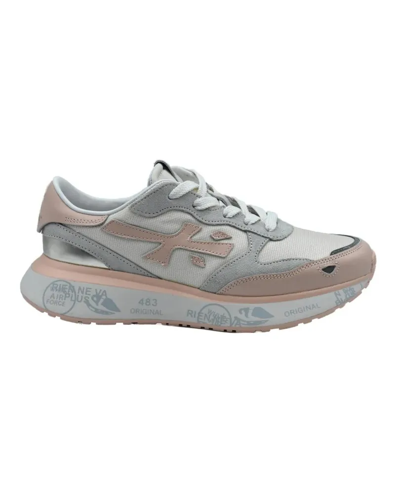 Premiata Low-Top Sneaker Modern Retro-Inspired Low-Top Sneakers With Suede grau Grau