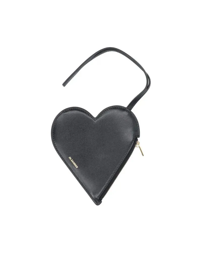 Jil Sander Crossbody Bags Logo Pouch – Black schwarz Schwarz