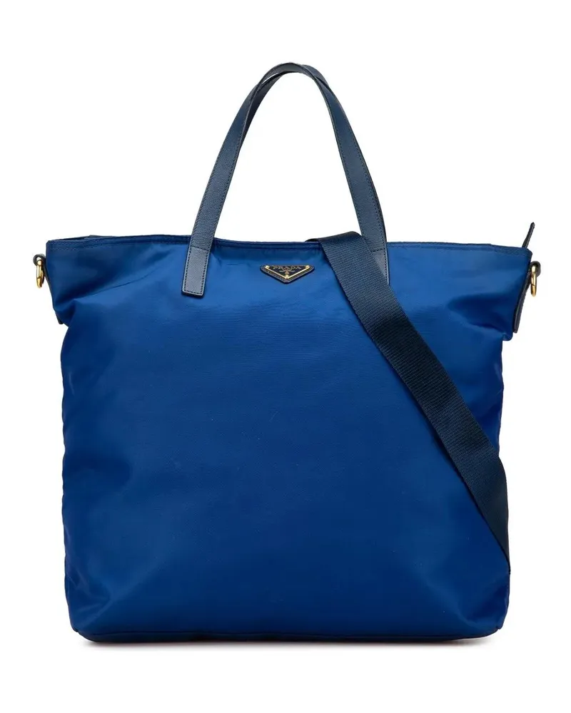 Prada Hobo Bags 2013-2024 Tessuto Satchel blau Blau