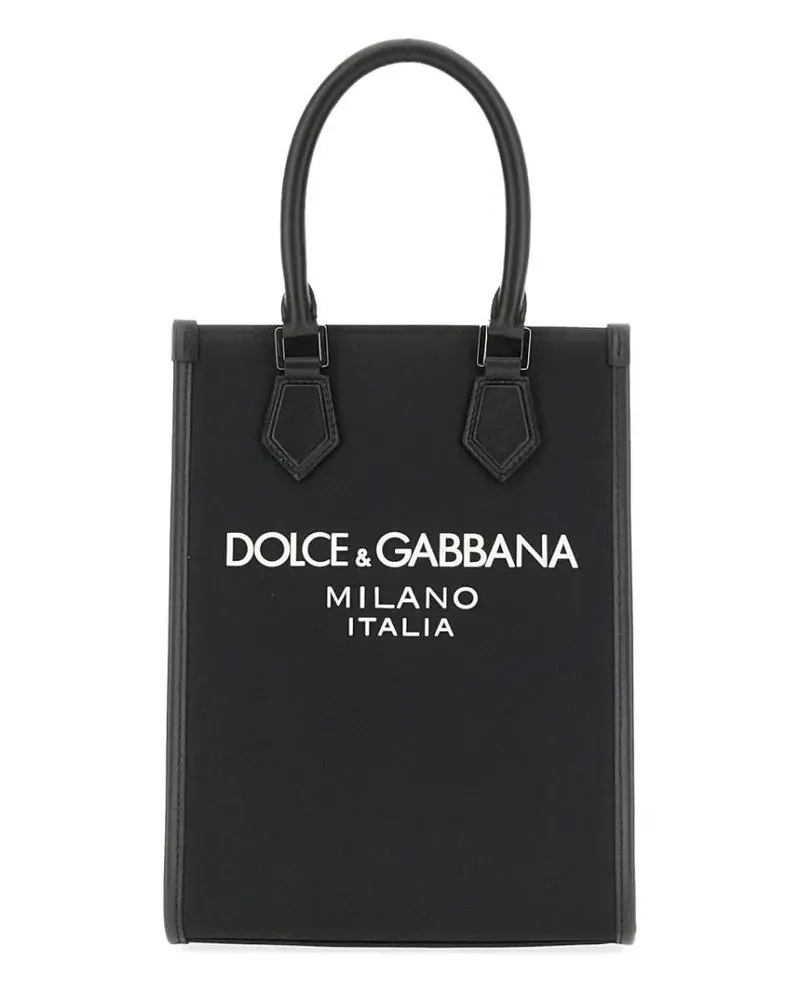 Dolce & Gabbana Shopper & Totes Borsa Small Con Logo schwarz Schwarz