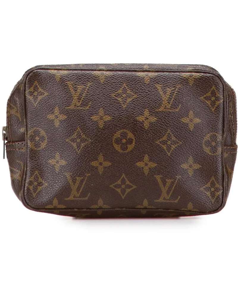 Louis Vuitton Clutches Monogram Trousse Toilette 18 braun Braun