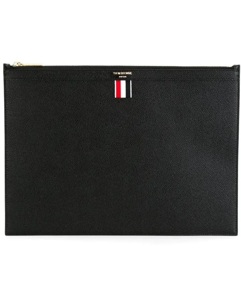 Thom Browne Crossbody Bags Black Envelope Bag Schwarz