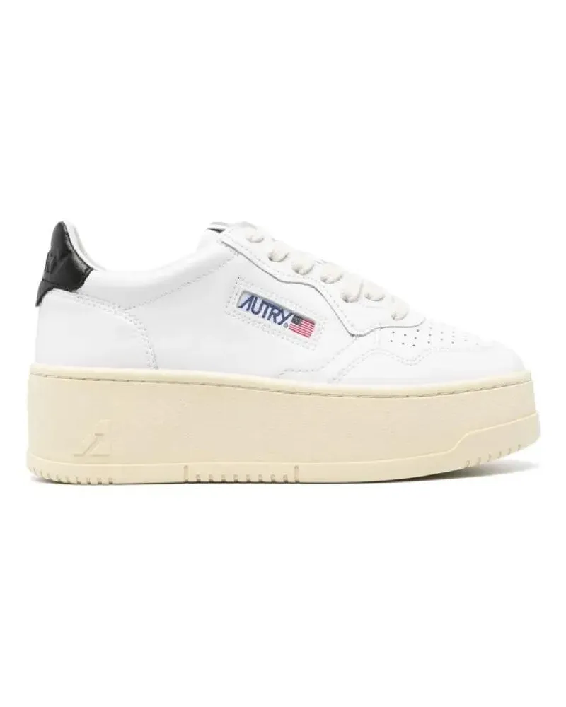 AUTRY Low-Top Sneaker Platform Low-Top Sneakers With Platform weiß Weiß