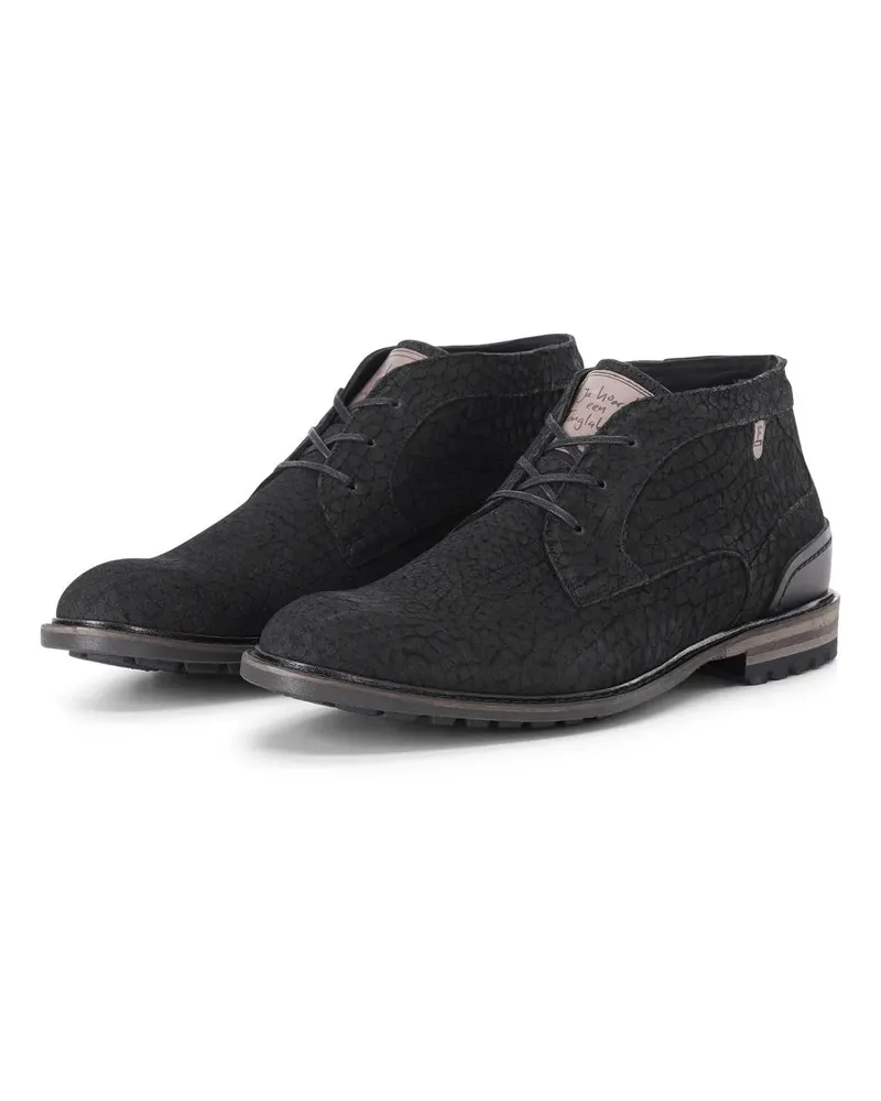 Van Bommel Low-Top Sneaker Boots Crepi schwarz Schwarz