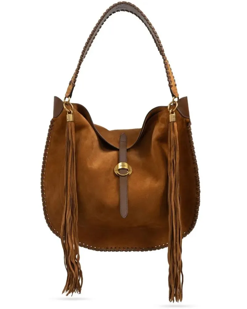 Isabel Marant Hobo Bags Soft Suede Slouchy Bag braun Braun