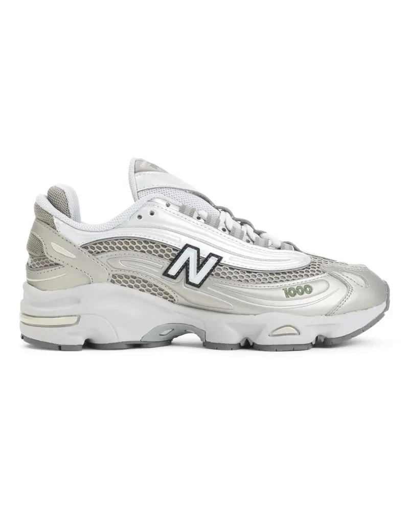 New Balance Low-Top Sneaker Layered Design Sneakers With Cushioned Sole And Lo silberfarben 