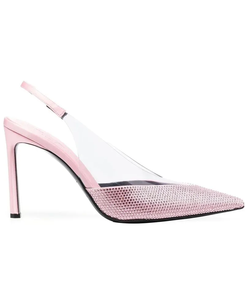 Sergio Rossi Hohe Schuhe With Heel Pink Strass rosa Gold