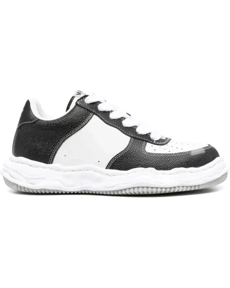 MIHARAYASUHIRO Low-Top Sneaker Wayne Low Original Sole Basket Leather Low Top Sne weiß Weiß