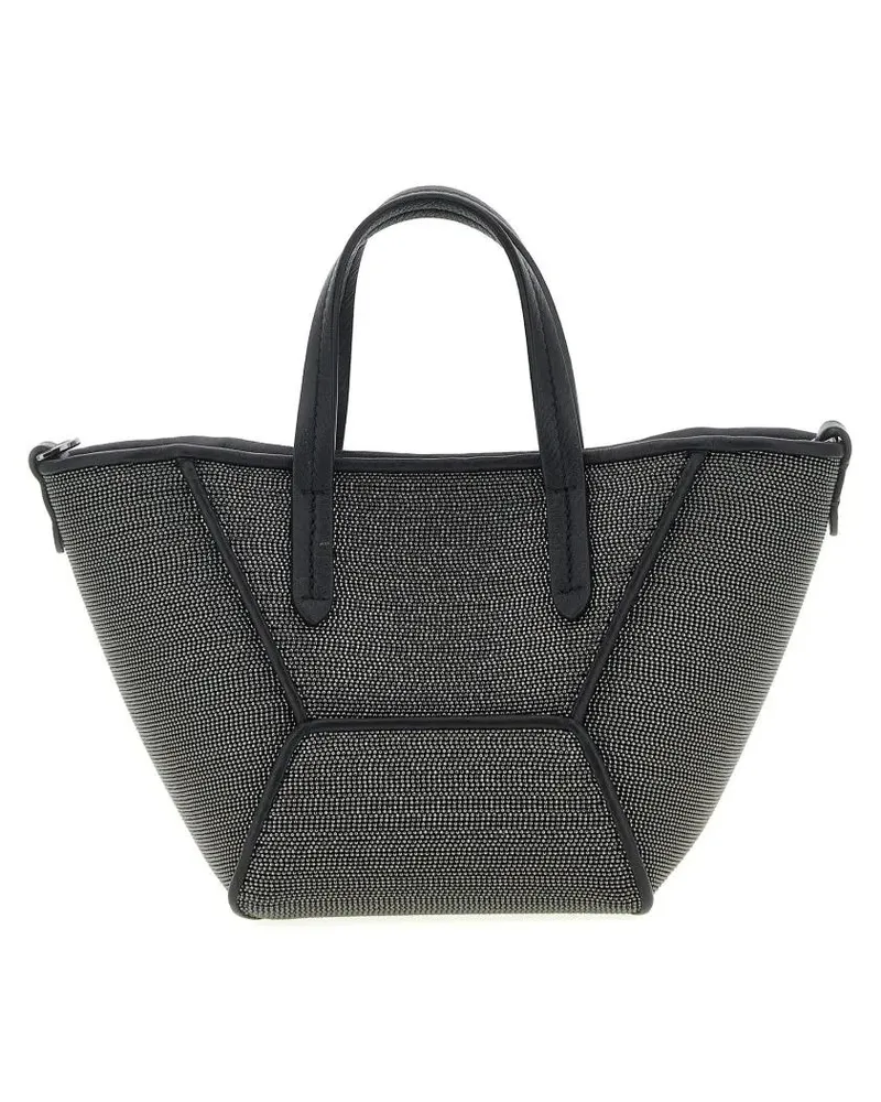Brunello Cucinelli Shopper & Totes Bc Duo Mini Precious' Handbag grau Grau