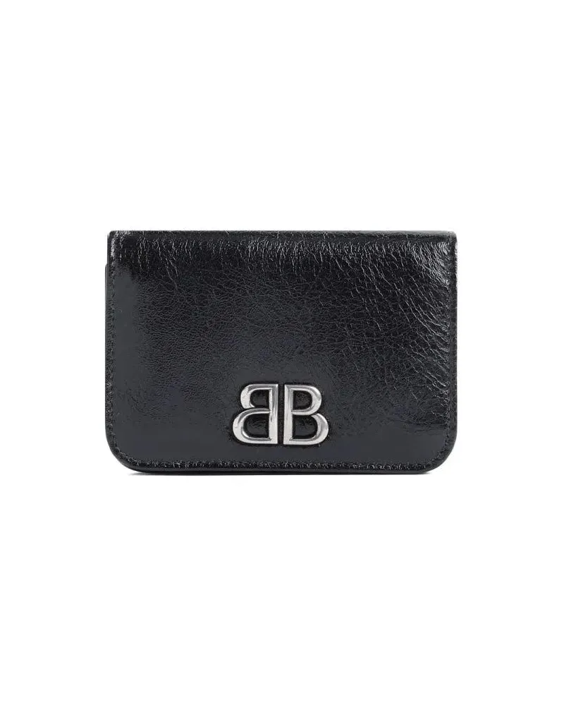 Balenciaga Portemonnaie Card Holder "Monk" schwarz Schwarz