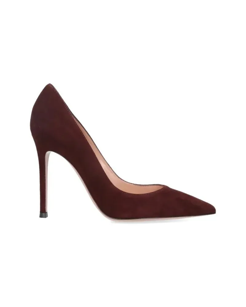 Gianvito Rossi Hohe Schuhe 105 Pumps – Dark Brown braun Braun