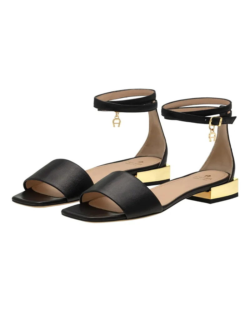 Aigner Sandaletten mit Absatz Sandalen FASHION SASKIA 6A schwarz Schwarz