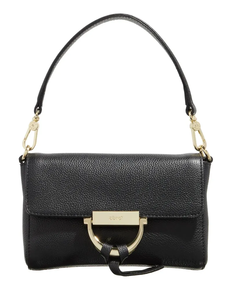 Abro Crossbody Bags Umhängetasche Temi/ Black/Gold schwarz Schwarz