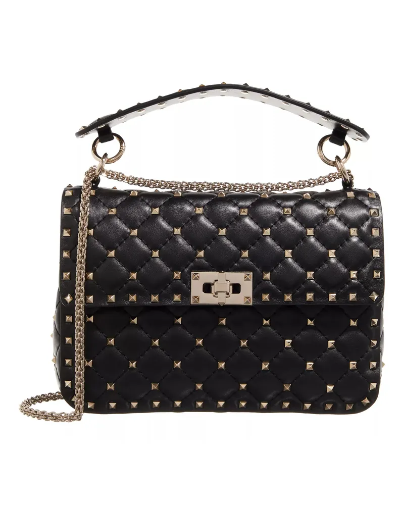 Valentino Garavani Crossbody Bags Medium Shoulder Bag Rockstud Spike Schwarz