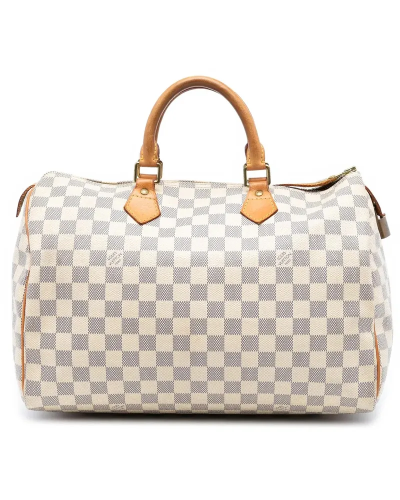 Louis Vuitton Crossbody Bags Damier Azur Speedy 35 weiß Weiß