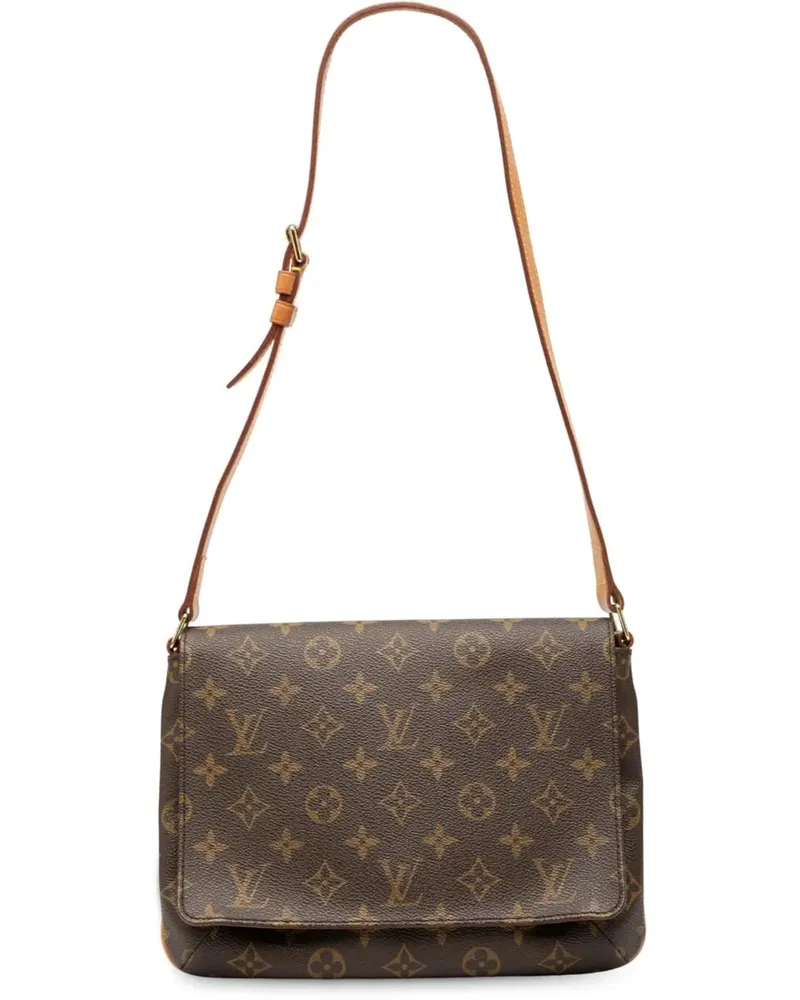 Louis Vuitton Hobo Bags Monogram Musette Tango Short Strap braun Braun