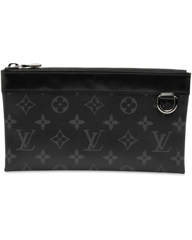 Louis Vuitton Clutches Monogram Taigarama Pochette Discovery PM schwarz Schwarz
