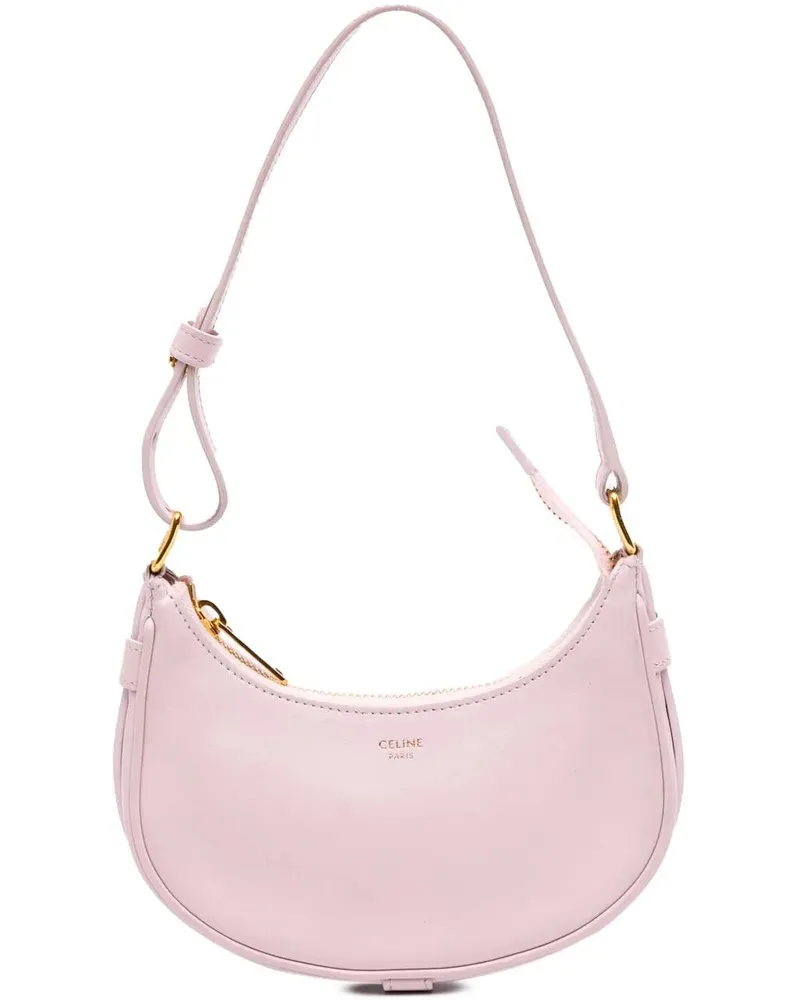 Celine Hobo Bags Mini Smooth Calfskin Ava Shoulder Bag rosa Gold