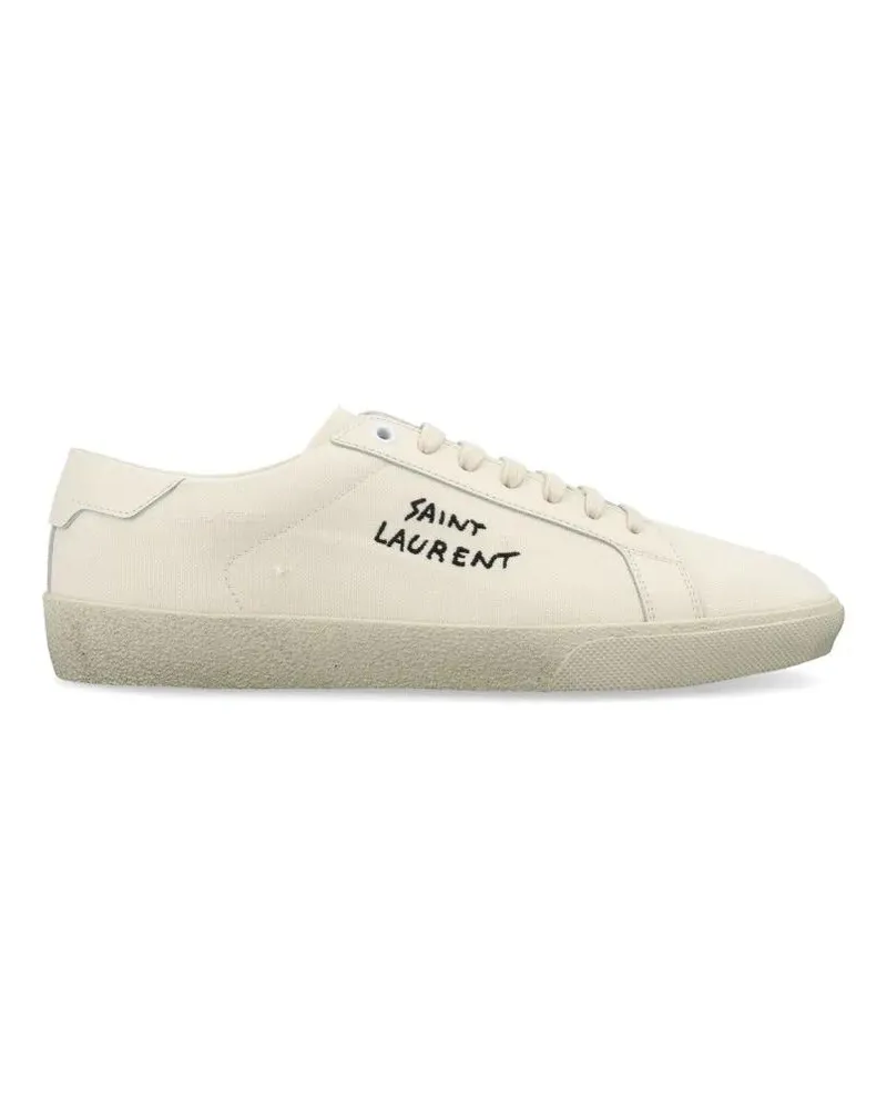Saint Laurent Low-Top Sneaker Court Classic Sl/06 Organic Cotton Low-Top Sneaker beige Beige