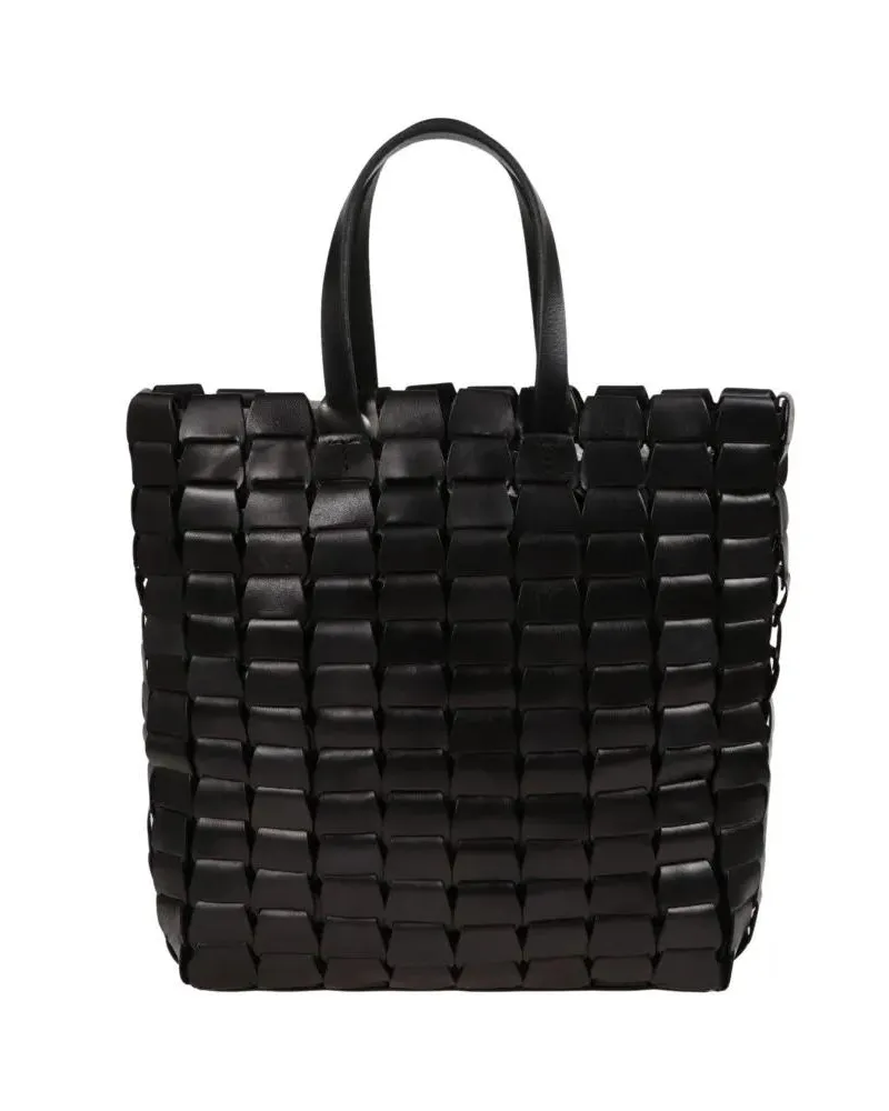 Dragon Diffusion Shopper & Totes Structured Handbag With Clean Lines And Smooth Fin schwarz Schwarz