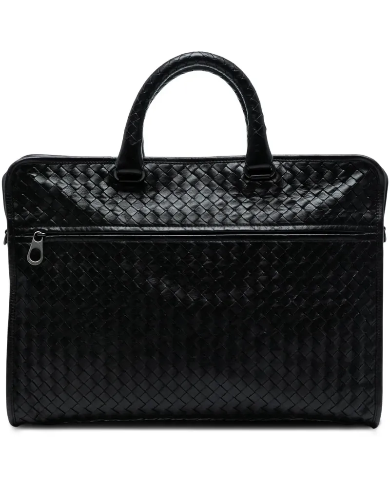 Bottega Veneta Crossbody Bags Nappa Intrecciato Business Bag schwarz Schwarz