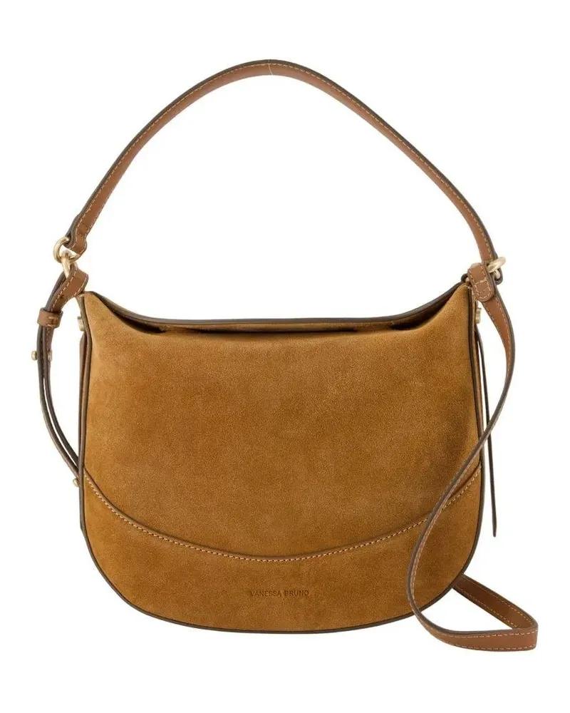 Vanessa Bruno Hobo Bags Daily Mm Shoulder Bag - Leather - Brown braun Braun