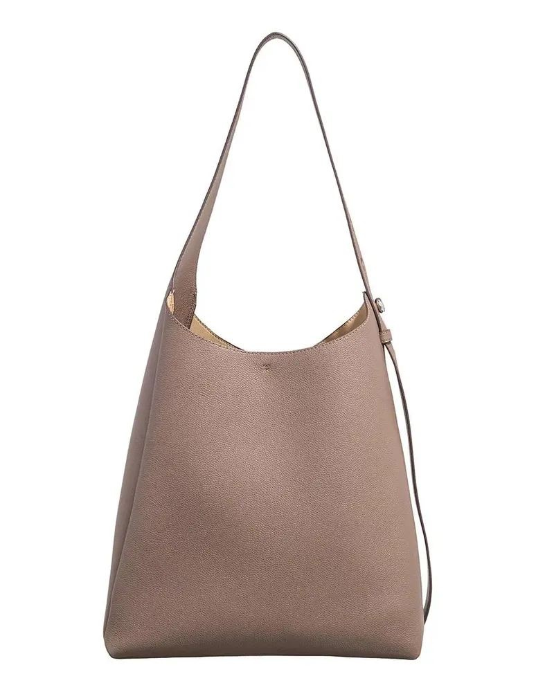 Tory Burch Schultertaschen Romy Hobo Bag taupe Taupe