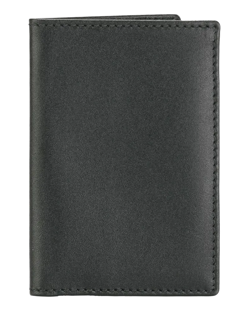 Comme des Garçons Portemonnaies Klappbares Portemonnaie schwarz Schwarz