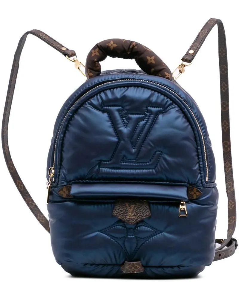 Louis Vuitton Rucksäcke Monogram Econyl Pillow Mini Palm Springs blau Blau