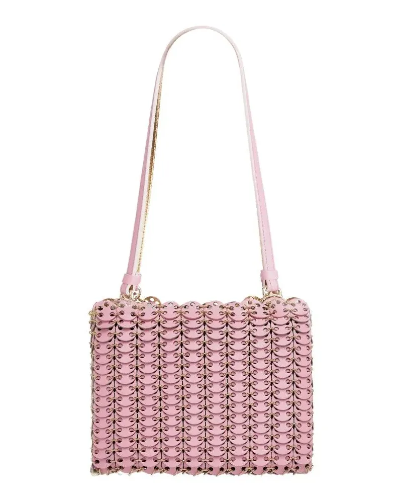 Paco Rabanne Shopper & Totes Pink/Gold Structured Shopping Bag pink Rosa