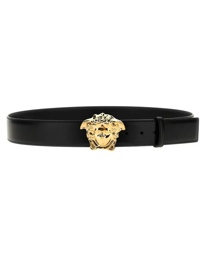 Versace Gürtel 'La Medusa' Belt schwarz Schwarz