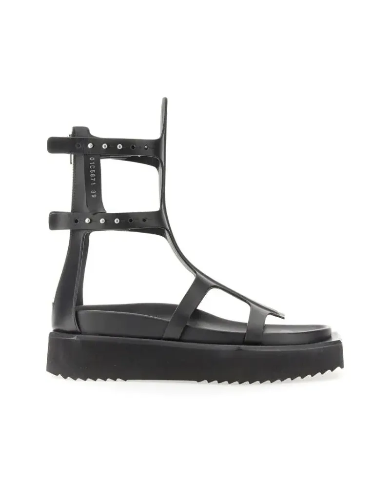 Rick Owens Sandalen Sandal Turbo Cyclops Spartan schwarz Schwarz