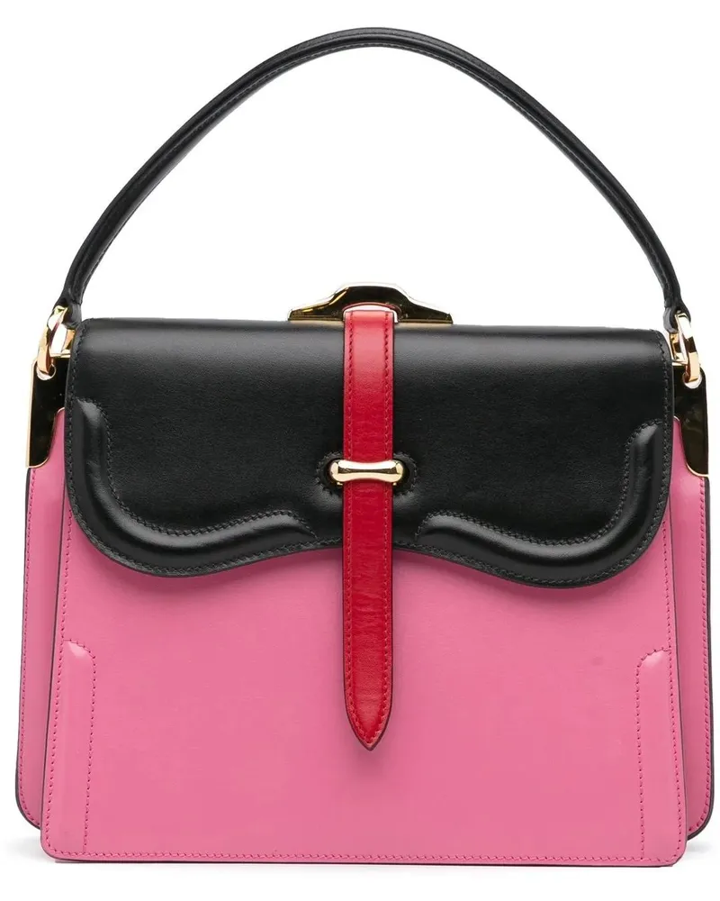 Prada Hobo Bags 2000-present Belle Satchel rosa Gold