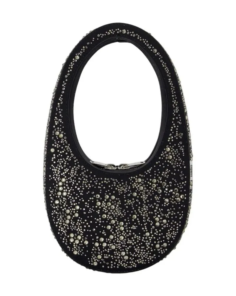 COPERNI Crossbody Bags Mini Swipe Bag - Synthetic - Black/Silver schwarz Schwarz