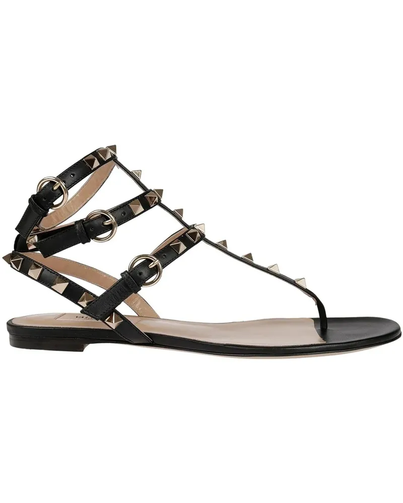 Valentino Garavani Sandalen Rockstud Flip-Flop Sandals schwarz Schwarz