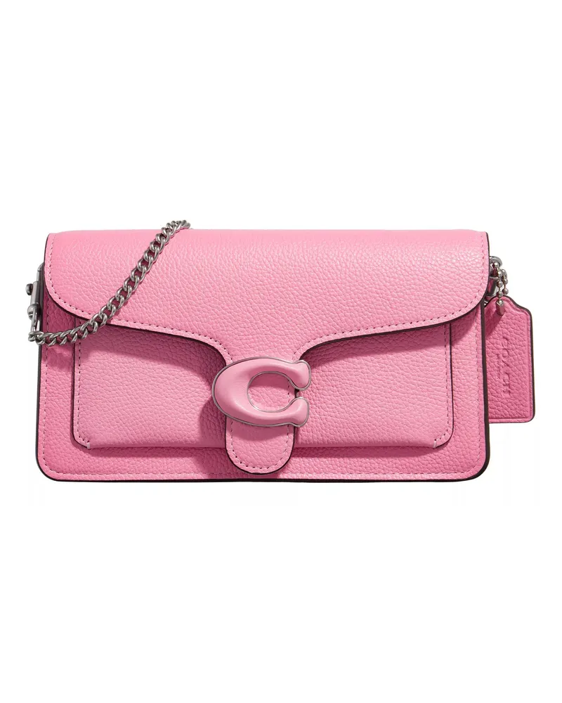 Coach Clutches Leather Covered C Closure Tabby Chain Clutch pink Rosa